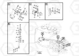 56421 Working hydraulic, hammer and shear for upper EC360C S/N 115001-, Volvo Construction Equipment