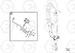 87550 Working hydraulic, slope and rotator on dipper arm EC240B PRIME S/N 15001-/35001-, Volvo Construction Equipment