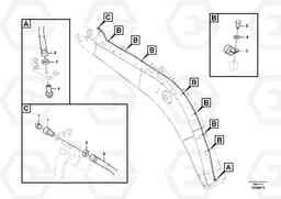 87603 Working hydraulic, oil leak on boom EC290B PRIME S/N 17001-/85001- 35001-, Volvo Construction Equipment