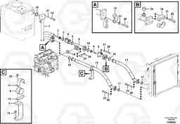 94209 Hydraulic system, hydraulic tank to hydraulic oil cooler EC210B PRIME S/N 70001-/80001- 35001-, Volvo Construction Equipment