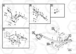 86476 Working hydraulic, hammer and shear for upper EC210B PRIME S/N 70001-/80001- 35001-, Volvo Construction Equipment