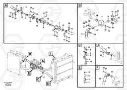 47698 Hydraulic system, hydraulic tank to hydraulic oil cooler EW145B PRIME S/N 15001-, Volvo Construction Equipment