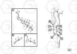 97680 Working hydraulic, hammer and shear for dipper arm EW145B PRIME S/N 15001-, Volvo Construction Equipment