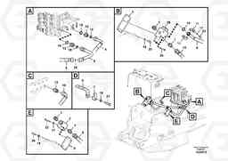 46388 Working hydraulic, hammer and shear for upper EW145B PRIME S/N 15001-, Volvo Construction Equipment