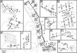 47438 Working hydraulic, dipper arm rupture EC460B PRIME S/N 15001-/85001-, Volvo Construction Equipment