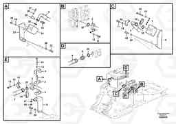 47336 Working hydraulic, hammer and shear for upper EC460B PRIME S/N 15001-/85001-, Volvo Construction Equipment