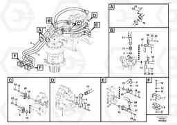 96198 Hydraulic system, control valve to boom and swing EC360B PRIME S/N 15001-/85001- 35001-, Volvo Construction Equipment