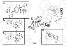 41382 Hydraulic system, control valve to boom and swing EC360B PRIME S/N 15001-/85001- 35001-, Volvo Construction Equipment