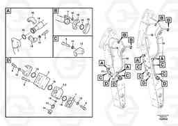 56968 Working hydraulic, hammer and shear for dipper arm EC330B SER NO INT 10713- EU&NA 80001-, Volvo Construction Equipment