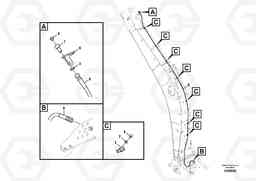 56972 Working hydraulic, oil leak on boom EC330B SER NO INT 10713- EU&NA 80001-, Volvo Construction Equipment