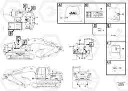 87540 Decals EC140B PRIME S/N 15001-, Volvo Construction Equipment