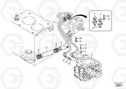 86463 Hydraulic system, hydraulic tank to hydraulic pump EC140B PRIME S/N 15001-, Volvo Construction Equipment