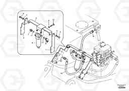 93309 Working hydraulic, hammer and shear for return filter EC140B PRIME S/N 15001-, Volvo Construction Equipment