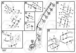 67319 Working hydraulic, dipper arm rupture EC360C S/N 115001-, Volvo Construction Equipment