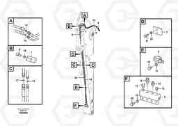 35490 Working hydraulic, quick fit on dipper arm FC2421C, Volvo Construction Equipment