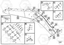 46211 Boom and grease piping FC2121C, Volvo Construction Equipment