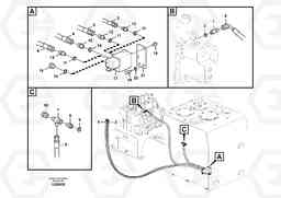 69779 Working hydraulic, quick fit on upper frame EC700B, Volvo Construction Equipment