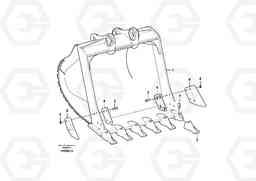 43298 Bucket EC290B SER NO INT 13562- EU & NA 80001-, Volvo Construction Equipment