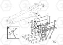 83651 Cradle for digging boom EC700BHR HIGH REACH DEMOLITION, Volvo Construction Equipment