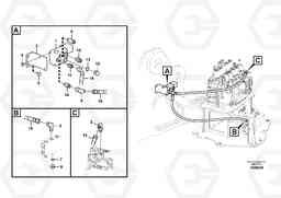 51700 Working hydraulic, quick fit on upper frame ECR305C, Volvo Construction Equipment