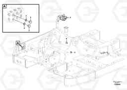 56004 Working hydraulic, slope and rotator on upper frame ECR305C, Volvo Construction Equipment