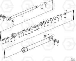 27807 Boom cylinder ECR305C, Volvo Construction Equipment