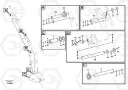 87455 Links to boom, long reach EC290B PRIME S/N 17001-/85001- 35001-, Volvo Construction Equipment