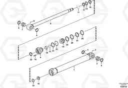 74650 Dozer blade cylinder EW145B PRIME S/N 15001-, Volvo Construction Equipment