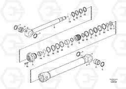 103539 Bucket cylinder EW145B PRIME S/N 15001-, Volvo Construction Equipment