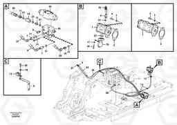 93355 Working hydraulic, slope and rotator on upper frame EC460B PRIME S/N 15001-/85001-, Volvo Construction Equipment