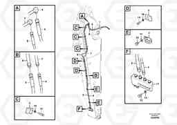 80446 Working hydraulic, quick fit on dipper arm EC330B SER NO INT 10713- EU&NA 80001-, Volvo Construction Equipment