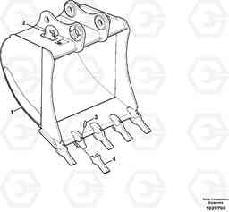 93271 Bucket EC140B PRIME S/N 15001-, Volvo Construction Equipment