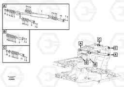 48856 Cab elevation cylinder EC210C, Volvo Construction Equipment