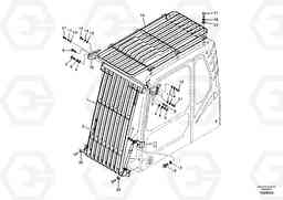 52085 Falling object guards EC180B PRIME S/N 12001-, Volvo Construction Equipment