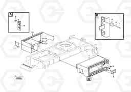 66336 Cowl frame EW60C, Volvo Construction Equipment