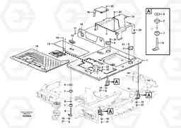 66337 Cabin floor EW60C, Volvo Construction Equipment