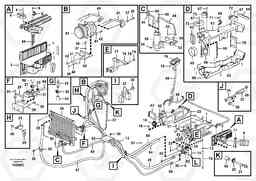 73754 Air conditioning line, cooling and heater ECR88 S/N 10001-14010, Volvo Construction Equipment