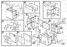 89608 Cowl frame EC210B PRIME S/N 70001-/80001- 35001-, Volvo Construction Equipment