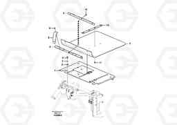 86492 Cover, swing room EC210B PRIME S/N 70001-/80001- 35001-, Volvo Construction Equipment