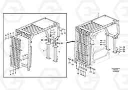 86921 Falling object guards EC210B PRIME S/N 70001-/80001- 35001-, Volvo Construction Equipment