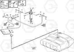 6889 Fuel pipes, fuel tank - injection pump L120E S/N 19804- SWE, 66001- USA, 71401-BRA, 54001-IRN, Volvo Construction Equipment