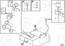 48502 Fuel tank with fitting parts L350F, Volvo Construction Equipment