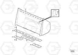 81600 Bucket, straight lip without teeth ATTACHMENTS ATTACHMENTS WHEEL LOADERS GEN. F, Volvo Construction Equipment