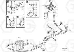 82586 Servo - hydraulic, control lines, tilt L220F, Volvo Construction Equipment