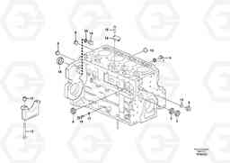 8883 Cylinder block ECR145C, Volvo Construction Equipment