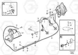 24367 Cable harness, alternator L120F, Volvo Construction Equipment