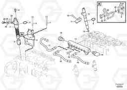 47415 Delivery pipe - injector ECR145C, Volvo Construction Equipment