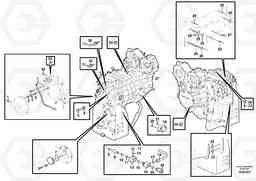 1303 Power transmission with fitting parts L350F, Volvo Construction Equipment