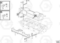 19022 Inlet manifold and exhaust manifold EC140C, Volvo Construction Equipment