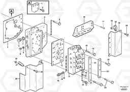 84784 Range selector valve with fitting parts L120F, Volvo Construction Equipment